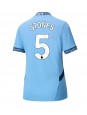 Manchester City John Stones #5 Hjemmedrakt Dame 2024-25 Korte ermer